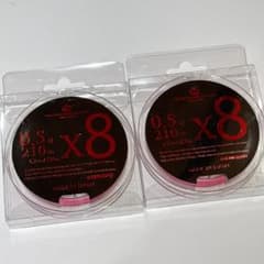 スクイッドマニア PEライン0.5号210m 2個セット烏賊Style限定カラー