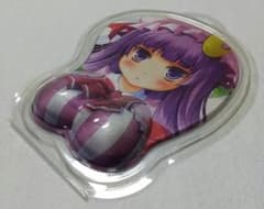 東方project パチュリ　立体マウスパッド　④ CT2 東方project】パチュリー さんのむきゅん マウスパッド - メルカリ