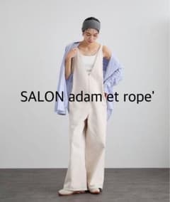 SALON adam et rope'☆オーバーダイデニムサロペット - メルカリ