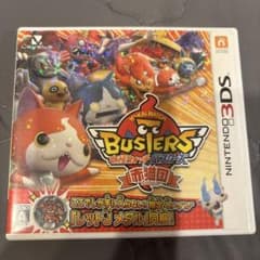 妖怪ウォッチバスターズ 赤猫団 3DS ソフト パッケージ付きのサムネイル