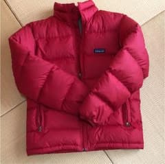 ダウンジャケット  パタゴニア  KIDS14 レディースM同等 赤のサムネイル