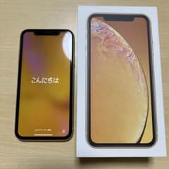 iPhoneXR128GB SIMフリー美品 未使用充電機付きのサムネイル
