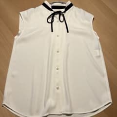 allureville ノースリーブ ブラウス ホワイトのサムネイル