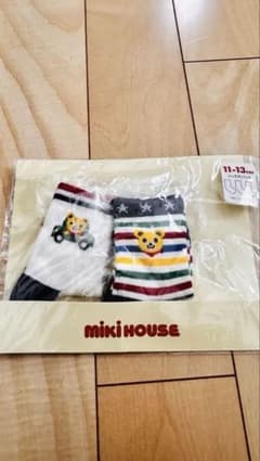 MIKI HOUSE ベビーソックス 2足セット 11-13cmのサムネイル