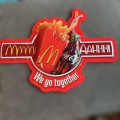 McDonalds Coca-Cola エンボスサインプレート McDonalds Coca-Cola エンボスサインプレート - メルカリ