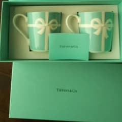 新品Tiffany ブルーリボン ペアマグのサムネイル