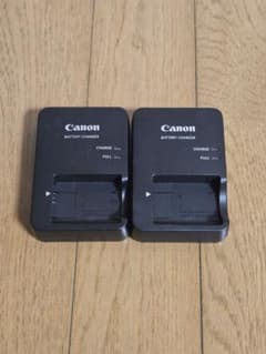 デジカメ充電器　Canon バッテリーチャージャー 2個セットのサムネイル