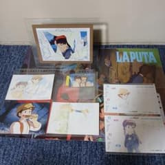 天空の城ラピュタ ジブリ(額装)ポストC＆カセットindex＆ポスター