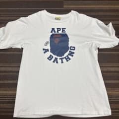 ストリート系A BATHING APE Tシャツ ホワイト Lサイズのサムネイル