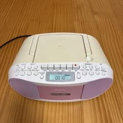 SONY CFD-570 ポータブルCDプレーヤー ホワイト/ピンク 動作品 - メルカリ