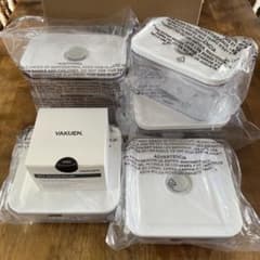 新品・未使用 VAKUEN 真空保存容器5点＋真空シーラー（自動真空ポンプ