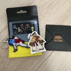 [신품 미사용] 스트리트 파이터 6 자수 아트 키 홀더 류 RYU