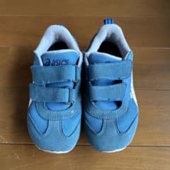 【17㎝】asics ベビーシューズ ブルーのサムネイル