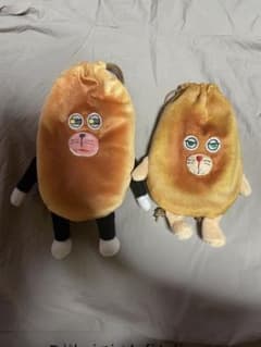 パンどろぼう　にせパンどろぼう　なぞのフランスパン　ぬいぐるみ　巾着のサムネイル