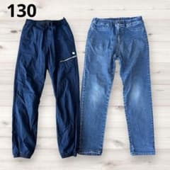 130 キッズ ロングパンツ 2点セット GUなどのサムネイル