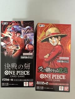 テープ付き】ワンピース 受け継がれる意志 決戦の刻 各1BOX - メルカリ