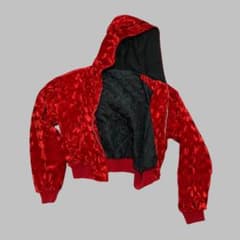 VELVET HOODED BLOUSON 2346T パーカー ブルゾン