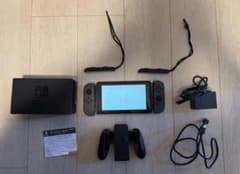 Nintendo Switch グレー 本体 マイクラソフト付き - メルカリ