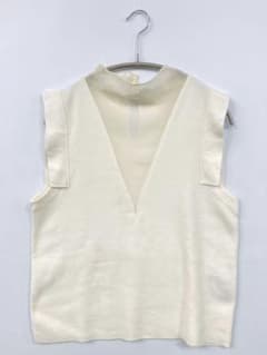 【美品】COCODEAL ノースリーブトップス　ニット　ベスト　シアーのサムネイル