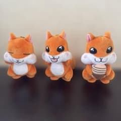 ボールチェーン付き☆ 暁のヨナ プッキュー ぬいぐるみ マスコット 3点