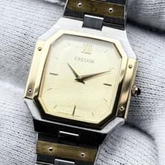 クレドール 14Kベゼル 18K MIDOLE 8420-8360 クォーツ - メルカリ