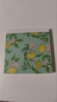 MATOKA メモパッド レモン柄