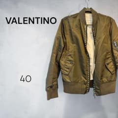 VALENTINO スタッズ MA-1 ボンバージャケット カーキ 40 - メルカリ
