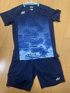 YONEX 半袖シャツとショートパンツセット JP M ネイビー/ブルーのサムネイル