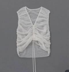 yo BIOTOP sheer lace cord pullover - メルカリ