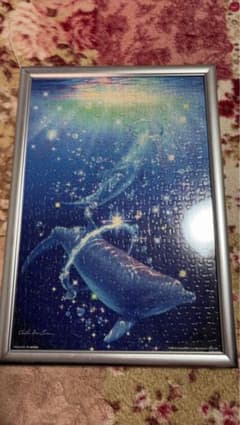 光る ラッセン ジグソーパズル 完成品のサムネイル