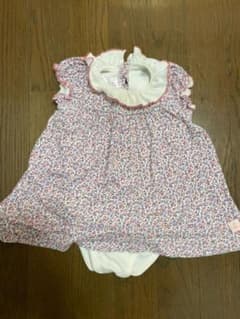 【プチバトー】花柄ワンピース　18m81cmのサムネイル