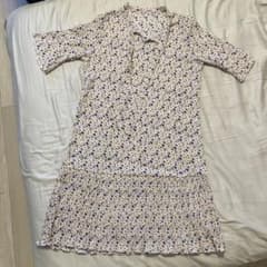 【美品】花柄ワンピース(韓国にて購入)のサムネイル
