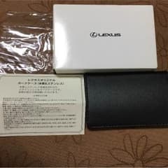 未使用 レクサス カードケース   本革&ステンレスのサムネイル