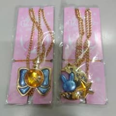 ①セボンスター×セーラームーン　リボンとウサギのネックレスセットのサムネイル