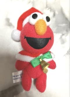 ユニバ USJ限定 セサミストリート エルモ クリスマス ぬいぐるみ マスコットのサムネイル