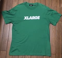 XLARGE グリーン Tシャツ ロゴプリント Mサイズのサムネイル