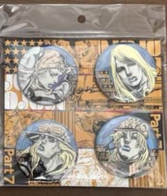 新品 JUMP SHOP ジョジョ スティール・ボール・ラン 缶バッジ 海外限定
