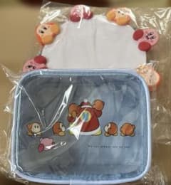 星のカービィ ピンチハンガー　カービィplaywithワドルディ前面クリアポーチ