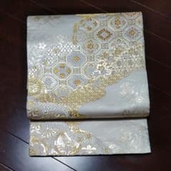 正絹 袋帯　全通！逸品！光放つ輝き　美品のサムネイル