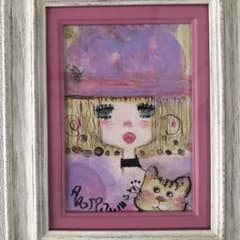 水森亜土　原画　油彩画のサムネイル