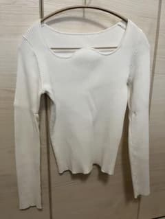 maison de dolce. ligne knit whiteのサムネイル