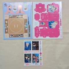 名探偵コナン トントン紙相撲＆チェキ風シール＆組み立て貯金箱、付録セットのサムネイル