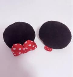 ミニーマウス ヘアクリップ 2個セットのサムネイル
