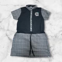 FILA GOLF ブラック 黒 チェック グレー ポロワンピース 3L - メルカリ