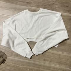 新品❗️ GRL ショート丈スウェット　アイボリーのサムネイル