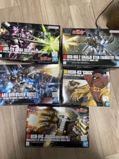 ガンダムユニコーン　HG セット　シナンジュ　アンジェロ　ジュアッグ　ゴッグのサムネイル