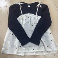 après les cours 重ね着風 トップス 120cmのサムネイル