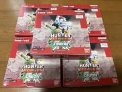 UNION ARENA HUNTER×HUNTER ブースターパック 5box UNION ARENA HUNTER×HUNTER ブースターパック 5BOX - メルカリ
