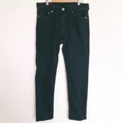 H&M Slim Fit Tapered Denim Pants, Black, Size 32/30