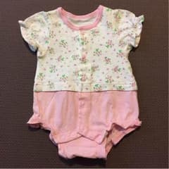 花柄半袖ロンパース  サイズ60のサムネイル
